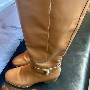 Micheal Kors Brown Leather Walking Boots-Size 7